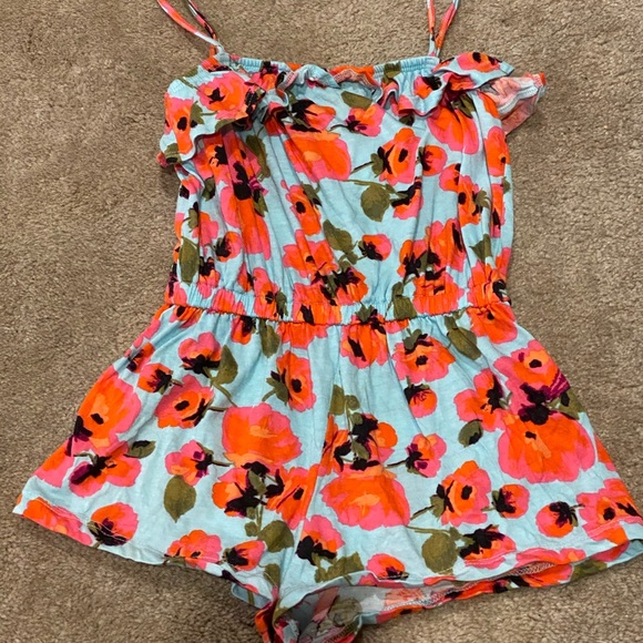 Billabong Girls Floral Romper - Picture 2 of 3